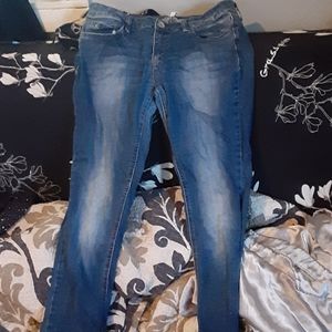 Denim skinny jeans